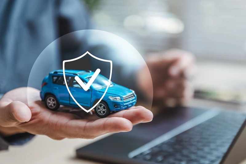 model vehicle protected by insurance