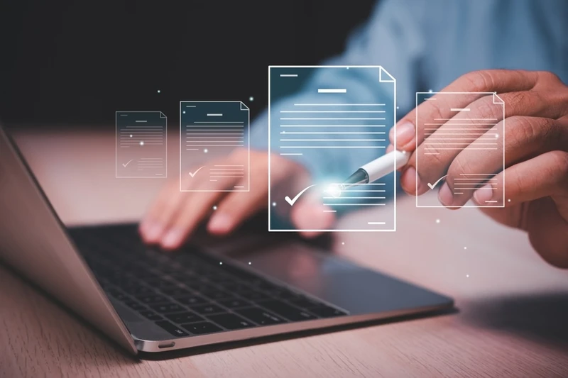 managing insurance policies on computer