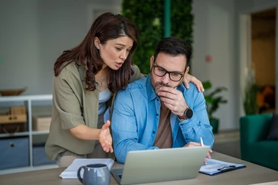parents reviewing insurance options